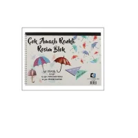 Alex Schoeller Resim Defteri 35x50 Spiralli Renkli Çok Amaçlı 120 Gr 25 Ypr Alx-0299 120.35