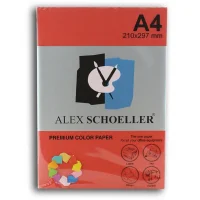 Alex Schoeller Fotokopi Kağıdı A4 500lü Kırmızı Alx-650