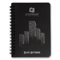 Alex Schoeller Defter A4 Spiralli Pp Kapak Siyah 60 Yaprak Alx-1944 100.04