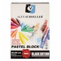 Alex Schoeller Pastel Fon Blok 35x50 Cm Art Siyah 220 Gr Alx-894