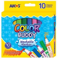Amos Keceli Boya Kalemi Color Buddy M 10lu Cm10p-m