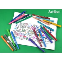 Artline 200n Fine Keçe Uçlu Yazı Kalemi Uç:0,4mm Mor Lv-a-ek-200n Purple