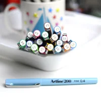 Artline 200n Fine Keçe Uçlu Yazı Kalemi Uç:0,4mm Siyah Lv-a-ek-200n Black