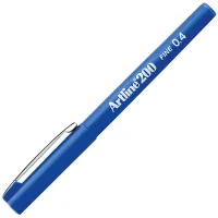 Artline 200n Fine Keçe Uçlu Yazı Kalemi Uç:0,4mm Mavi Lv-a-ek-200nblue