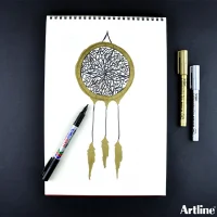 Artline 900xf Metalik Markör Kalem Altın 2.3 Mm Ek-900xf