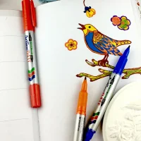 Artline Çift Uçlu Permanent Markör Kalem 041t Mavi