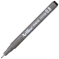 Artline Drawing System 0.8 Çizim Kalemi Uç:0,8mm Siyah Lv-a-ek-238black