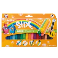 Artline Stix Brush Marker Keçeli Kalem 20li Set Etx-f/20wk