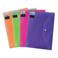 Bayındır Sensho A4 Yeşil Desenli Çıtçıtlı Dosya