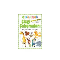 Bıcırık Çıkartmalı Çizgi Çalışma Kitabı Hayvanlar  6721