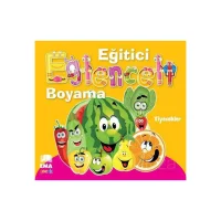 Bıcırık/ Eğitici Eğlenceli Boyama Kitabı Yiyecekler