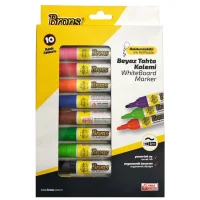 Brons Br-9511 Tahta Kalemi Doldurulabiler Yerli 10lu Set