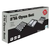 Ca Games 10002 Manyetik Oyun Seti 3lü Tyf