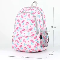 Cambridge Polo Club Pembe Deniz Kızı Sırt Çantası + Beslenmeli+ Kalem Çantalı Plcan2079.343