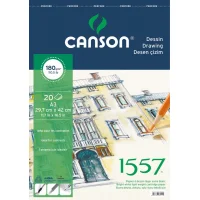 Canson 1557 Resim Ve Çizim Blok 180 Gr A3 - 20 Yp. Üstten Spiralli Fcns18020a3us