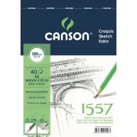 Canson 1557 Resim Ve Çizim Blok A5 120 Gr 40 Yp.üsten Spiralli  Fcns12040a5us