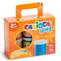 Carioca Bebek Parmak Boya 6lı 6x80 Ml Yıkanabilir +2 Yaş Ko032