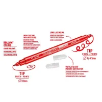 Carioca Birello Çift Taraflı Keçeli Kalem 12li 41457