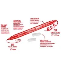 Carioca Birello Çift Taraflı Keçeli  Kalem 24lü 41521