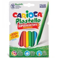 Carioca Elleri Kirletmeyen Yıkanabilir Pastel Boya Kalemi 12li 42711
