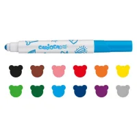 Carioca Jumbo Bebek Yıkanabilir Keçeli Kalem 12li +2 Yaş  42814