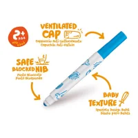 Carioca Jumbo Bebek Yıkanabilir Keçeli Kalem 6lı +2 Yaş  42813