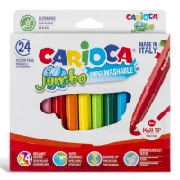 Carioca Jumbo Yıkanabilir Keçeli Kalem 24lü 40570