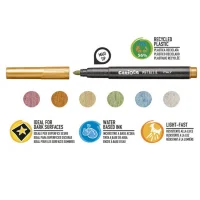 Carioca Metalik Jumbo Keçeli Kalem 6lı 43161