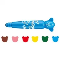 Carioca Teddy Jumbo Bebek Keçeli Kalem 6lı  42815