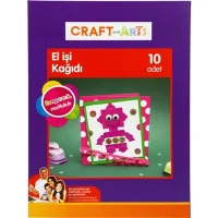 Craft And Arts Elişi Kağıtı 10 Renk Poşetli 2084-10