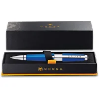 Cross At0555-3 Edge Roller Kalem Mavi /krom