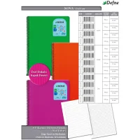 Defne Nova 17x24 Pp Kapak Defter 96 Yaprak Çizgili Dfn-3838