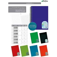 Defne Nova A5 Spiralli Pp Kapak Defter 96 Yaprak Çizgili Dfn-1544