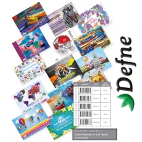 Defne Resim Defteri 24x34 Spiralli Karton Kapak 15 Yaprak Dfn-9083