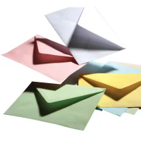 Doğan Davetiye Zarfı 13*18 Mavi-sarı 25li Shirink