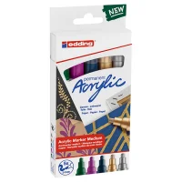 Edding Markör Kalem 5100 Orta Uçlu Akrilik 5li Set Festive Ed5100k5999