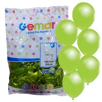 Erbay Gemar Gm110 Metalik Balon İthal 100lü_light Greer (açık Yeşil)-67