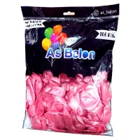 Erbay Metalik Balon Yerli 100 Lü_pembe