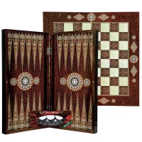 Eser Polyester Sedefli Tavla Büyük Boy Mandala 1145