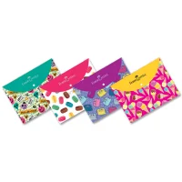 Faber Castell Çıtçıtlı Dosya Trendy 4 Desenli 5075000085