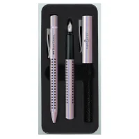 Faber Castell Dolma+tükenmez Kalem Seti Grip Edition Glam 0.7 Mm İnci 5178201533000