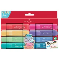 Faber Castell Fosforlu Kalem K46 Pastel Renk 8x Kart 2021 5030254626000