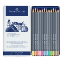 Faber Castell Goldfaber Aqua 12li Pastel Boya Metal Kutu 5188114622000