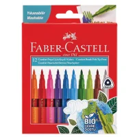Faber Castell Keçeli Kalem Comfort Fırça Uçlu 12li Bio 5062000010000 Fckm