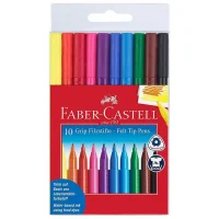 Faber Castell Keçeli Kalem Grip 10lu Poşet 155310