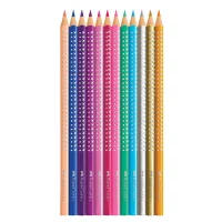 Faber Castell Kuru Boya Kalemi Redline Metal Kutu Parlak Renker Pembe 12li 5171201737000
