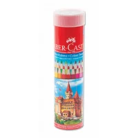 Faber Castell Kuru Boya Kalemi Redline Metal Tüp 24lü 5173116524000