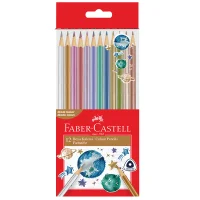 Faber Castell Kuru Boya Kalemi Üçgen Metalik 12lı  5171000006000 Fckm