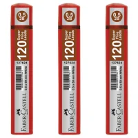 Faber Castell Min Uç Grip 0.5 Mm 2b 60 Mm 120li Kırmızı Tüp 5090127620000