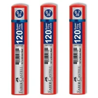 Faber Castell Min Uç Grip 0.7 Mm 2b 60 Mm 120li Kırmızı Tüp 5090127721
